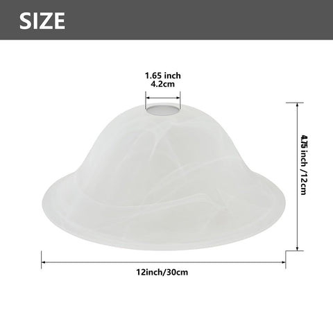 JIAOGEPENGYOU alabaster shade demonstrates E26 torchiere compatibility with a timeless silhouette.