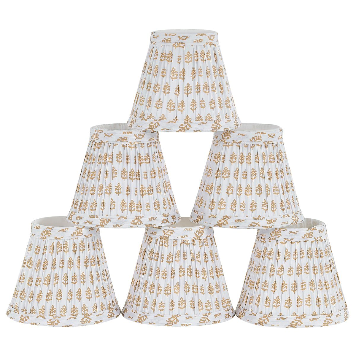 JIAOGEPENGYOU chandelier shades clip-on six-pack for quick upgrade