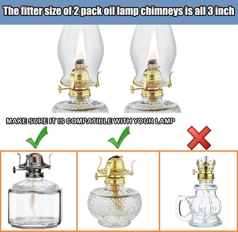 JIAOGEPENGYOU crimped-top hurricane chimney enhances style and oxygen flow.