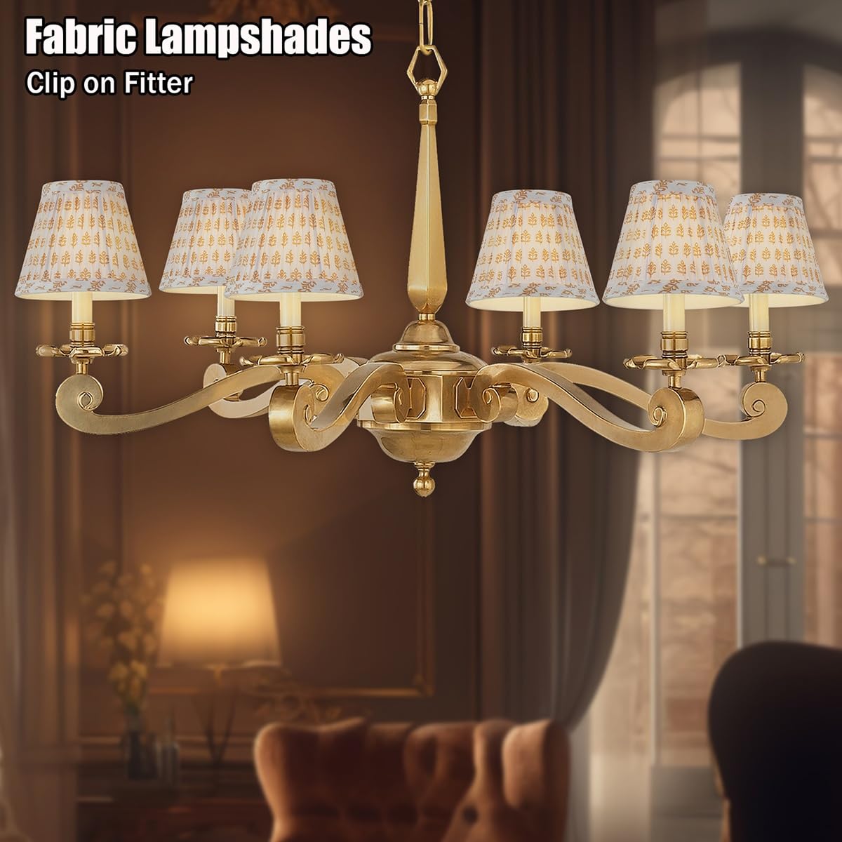 JIAOGEPENGYOU pleated shade diffuses light for warmth and comfort