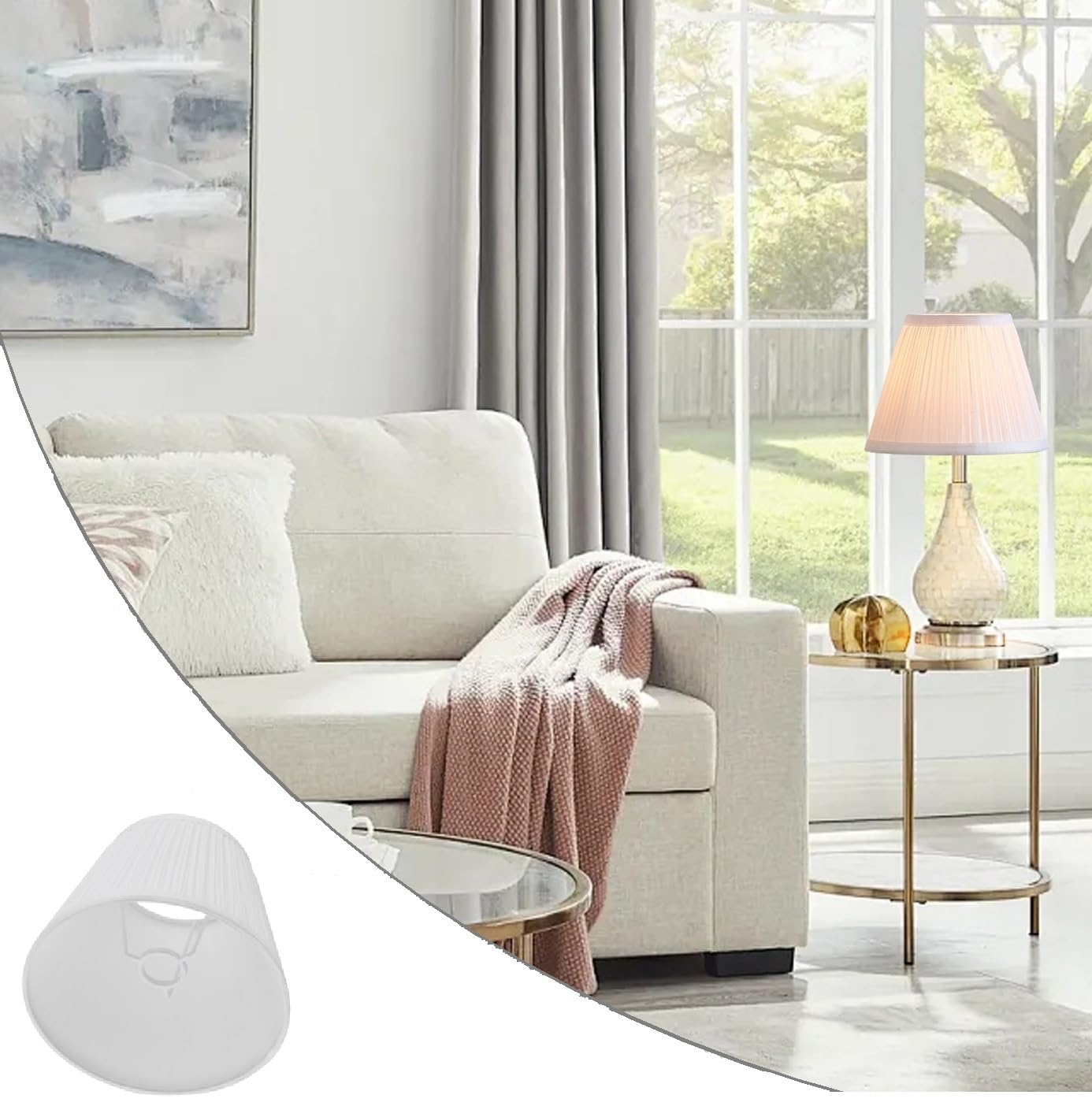JIAOGEPENGYOU Uno shade enhances modern and vintage decor with subtle charm.