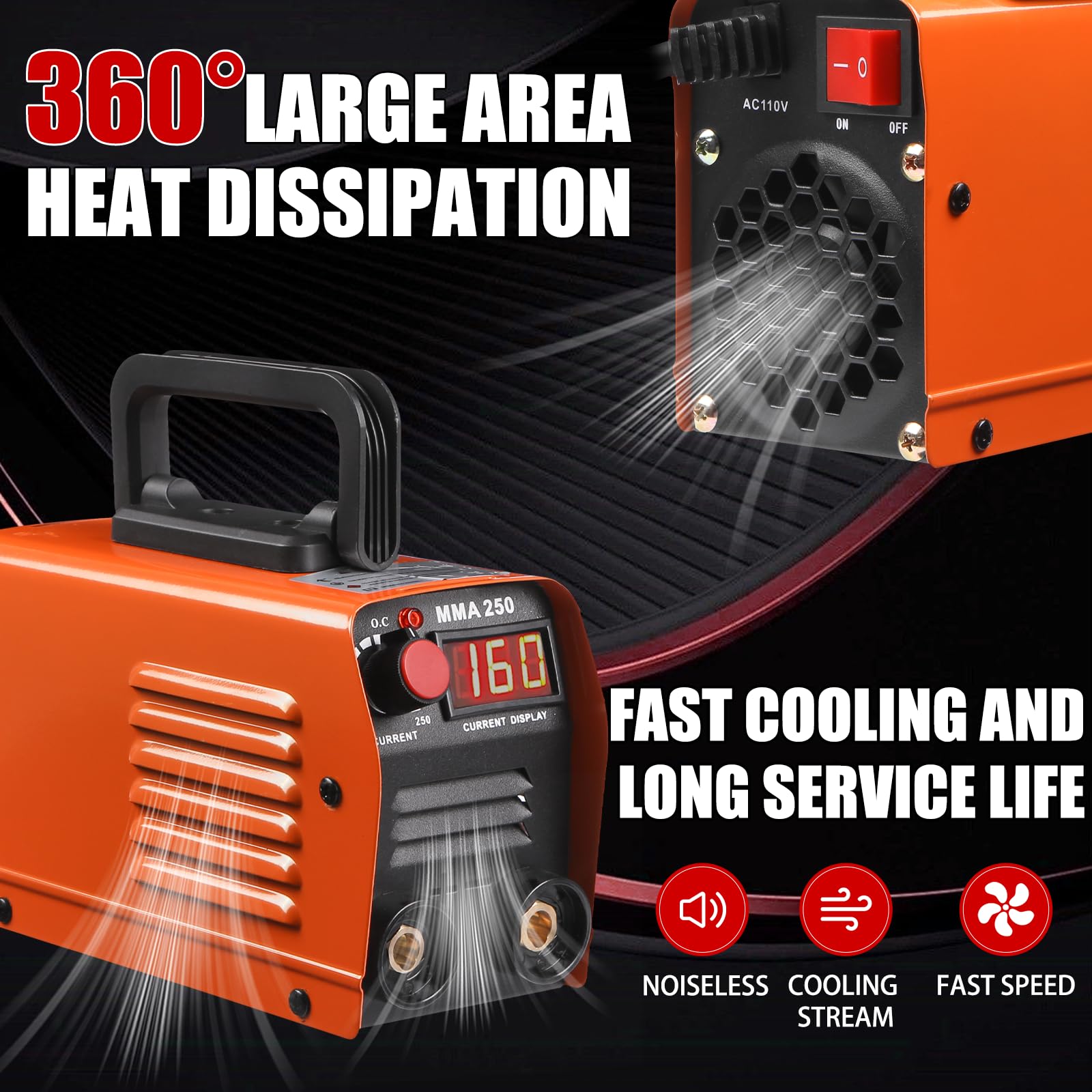 JIAONE digital display on welding machine for real-time data