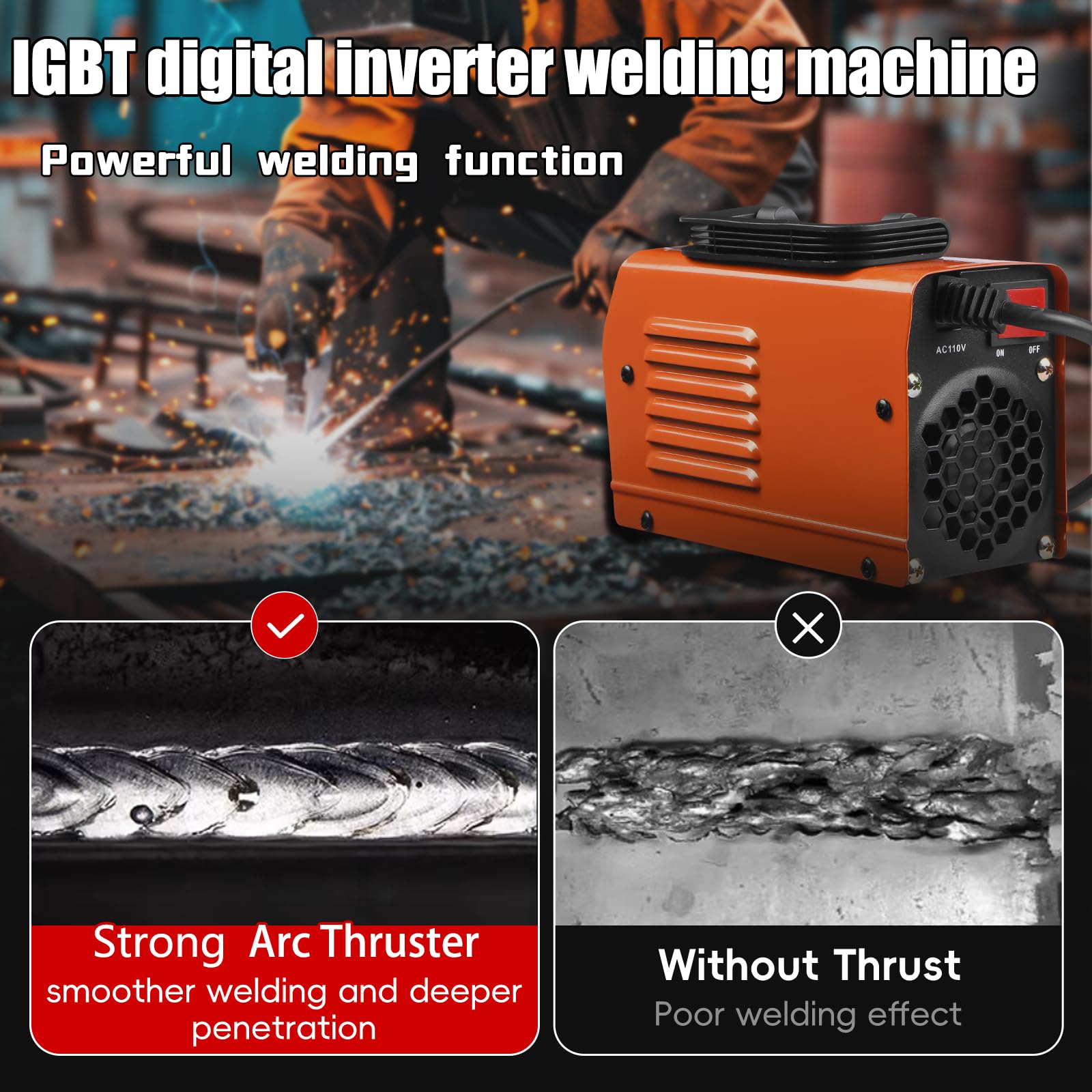 JIAONE welding stainless steel and copper using diverse electrodes
