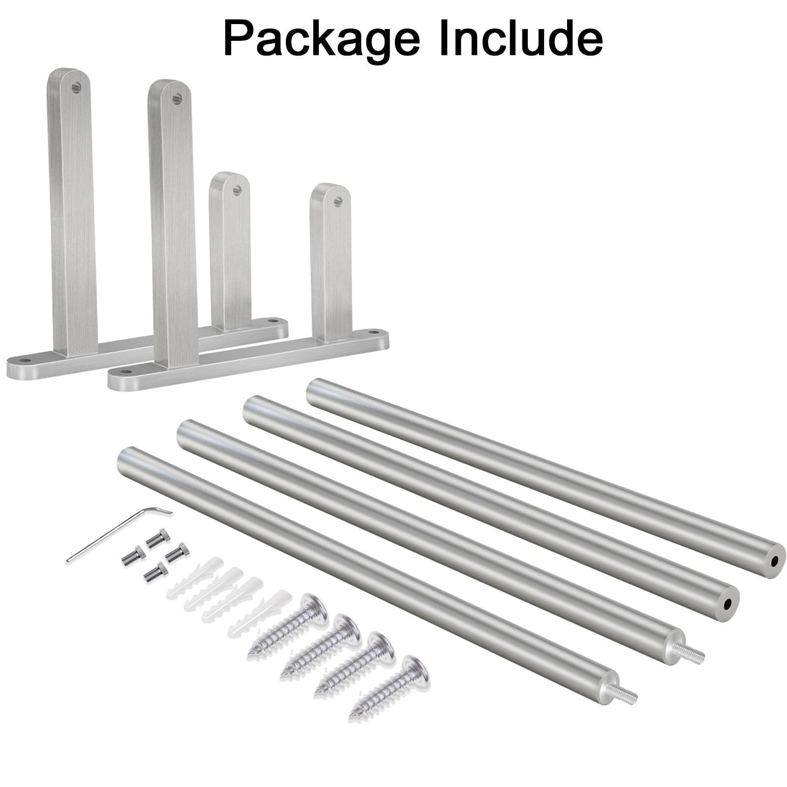 JIAPAIDUO kitchen and bathroom organization in modern brushed nickel.