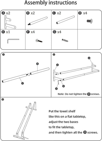 JIAPAIDUO towel bar in kitchen and bedroom for organization