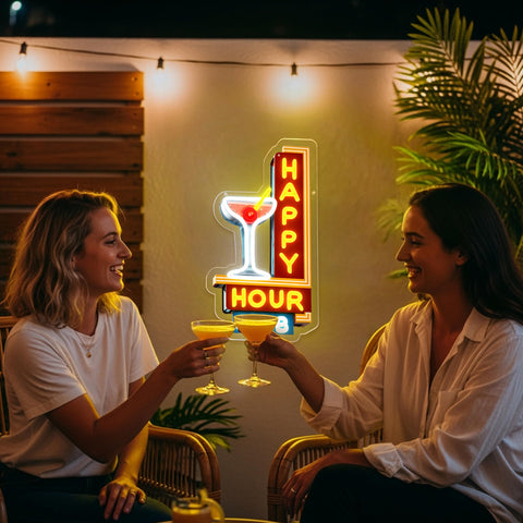 JIARODEY yellow neon light enhancing club vibe in a game room setup