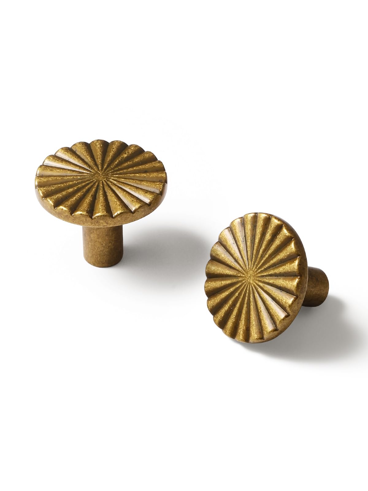 JIASENBAO antique brass knob on a drawer, adds vintage charm.