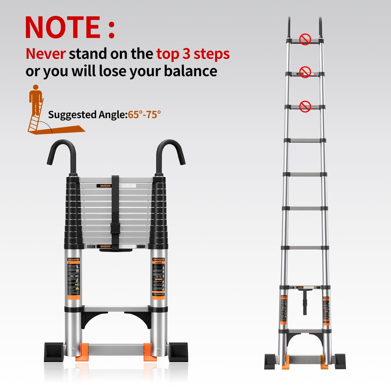 JIASHCHE carry straps simplify transport and storage