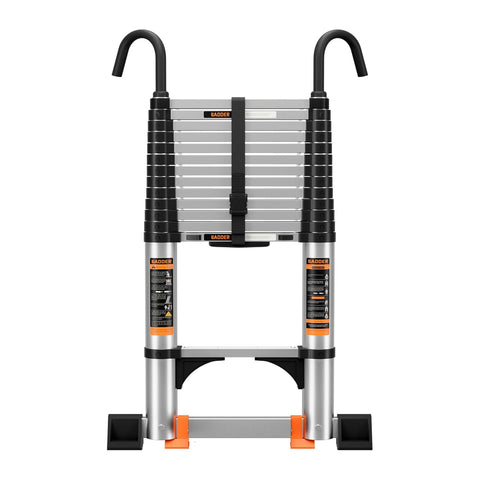 JIASHCHE telescoping ladder extended for high reach tasks and safe operation