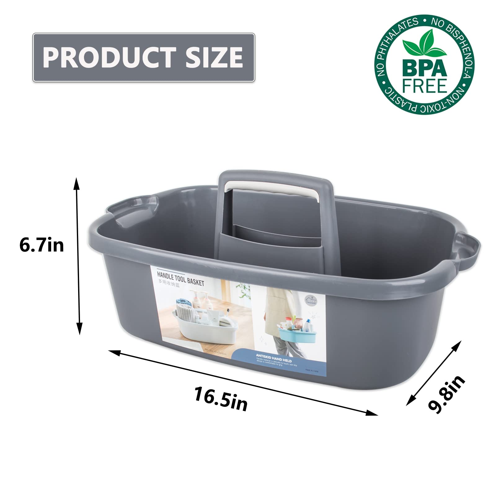 JiatuA compact caddy stores under sinks, saving cabinet space.