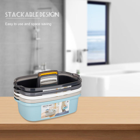 JiatuA durable PP material basket with handle for long-lasting use.