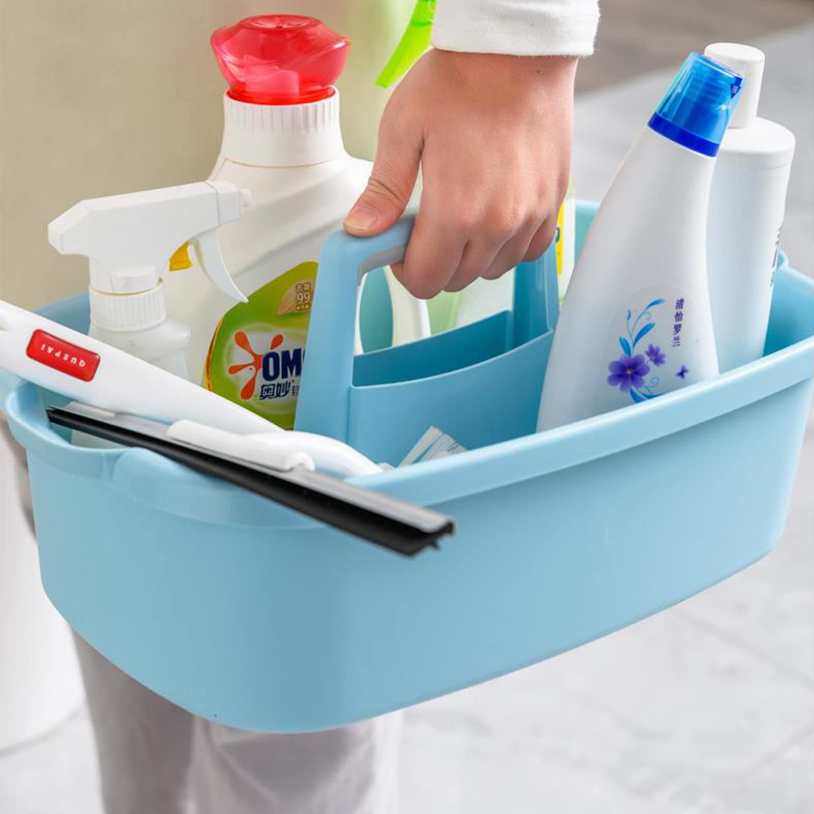 JiatuA cleaning caddy side view highlighting robust build and smooth edges
