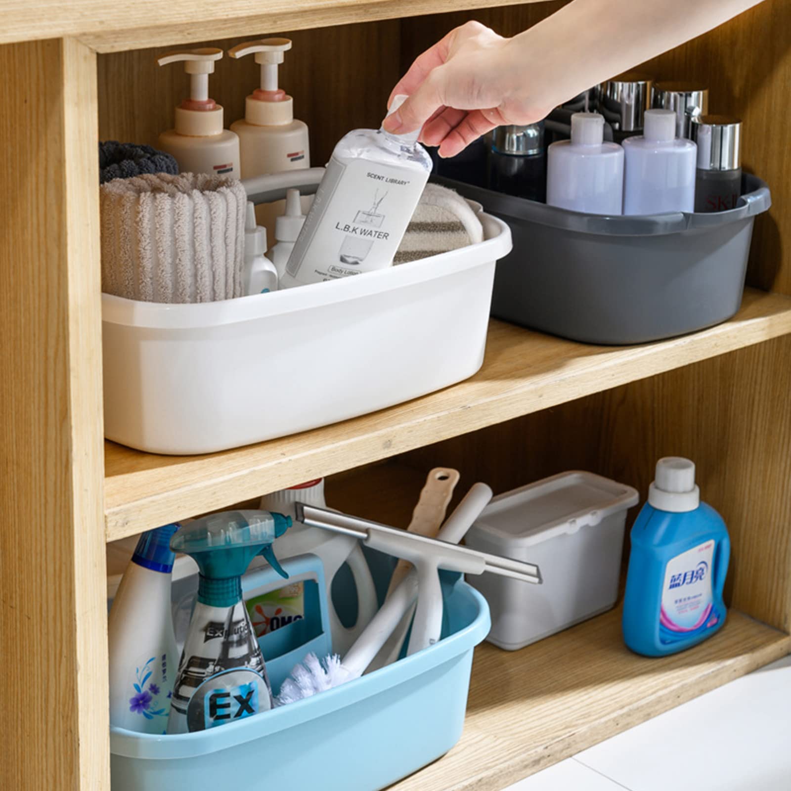 JiatuA multi-scene cleaning basket suitable for kitchen, bathroom, and dorms.