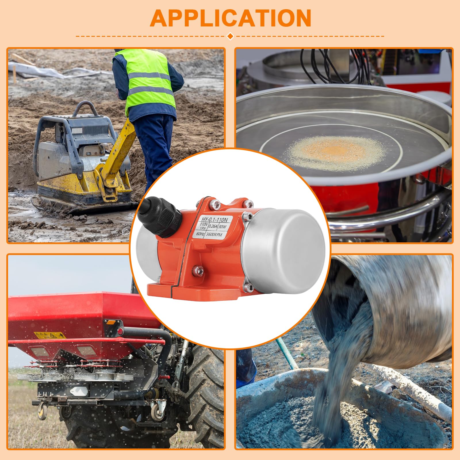 JIAWANSHUN versatile vibration motor for tables feeders screens across industries