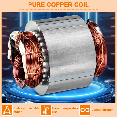 JIAWANSHUN precision bearings rotor and copper coils ensure smooth operation