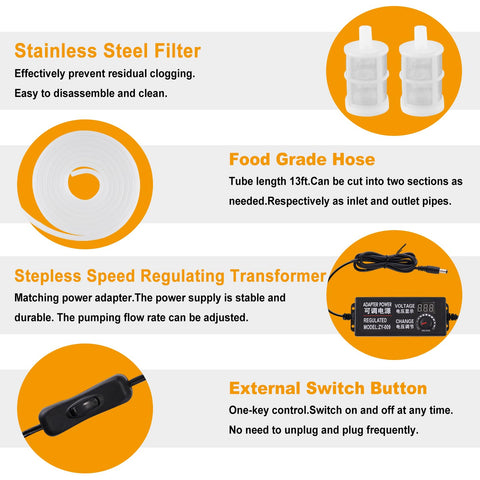 JIAWANSHUN stepless speed dial detail for customizable transfer rate.