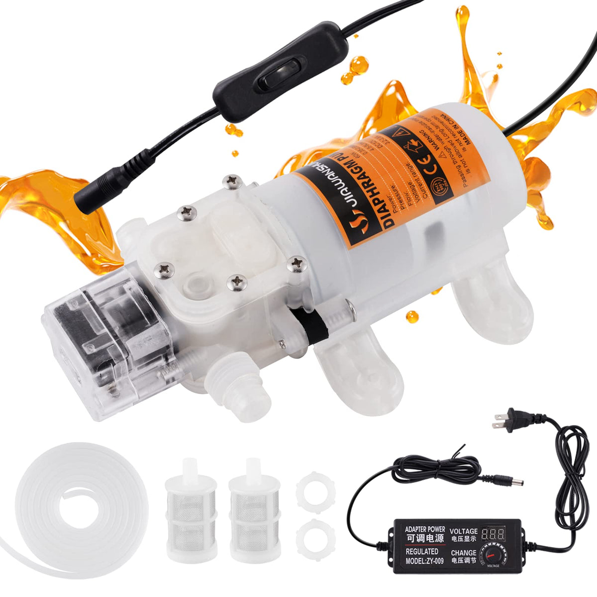 JIAWANSHUN wine transfer pump enabling clean, efficient transfers between containers.
