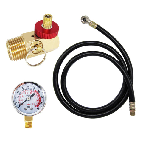JIAXIMAN air tank valve kit gauge for clear pressure readings