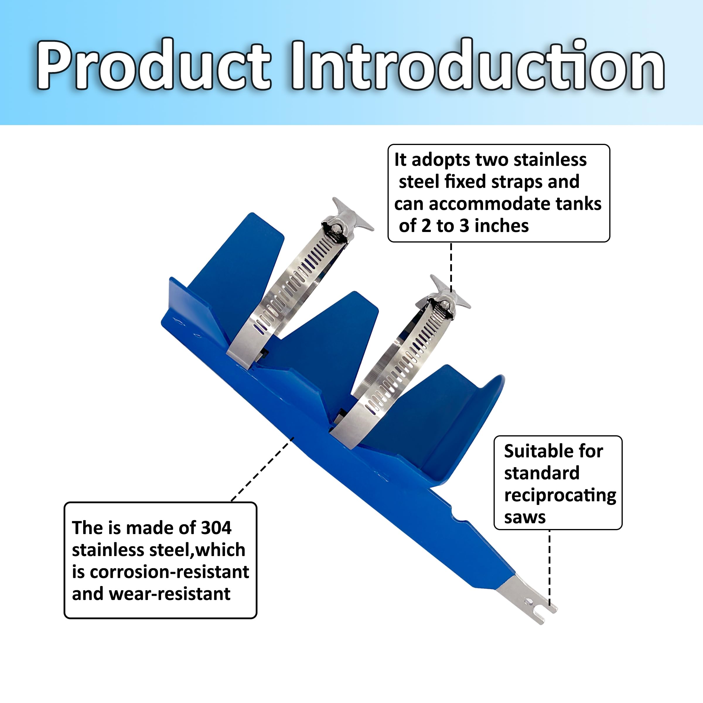 Dual fixing belts securely hold the can for stable operation.