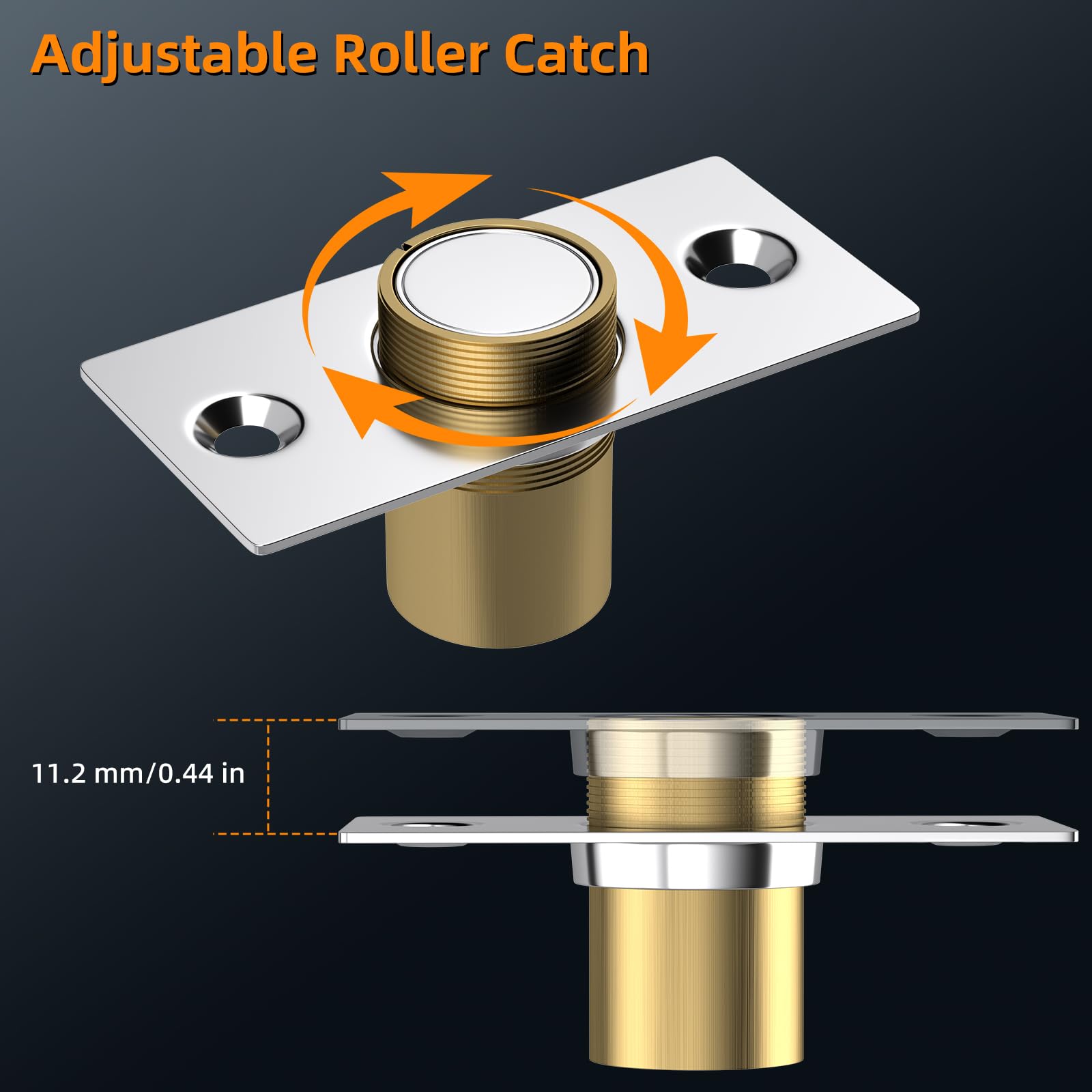 Jiayi brass body ball catch delivers durable unobtrusive closure.