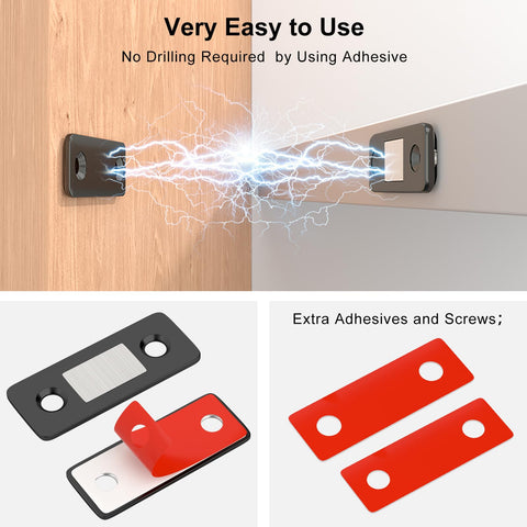 Jiayi adhesive-tape install demonstrates quick screw-free mounting.