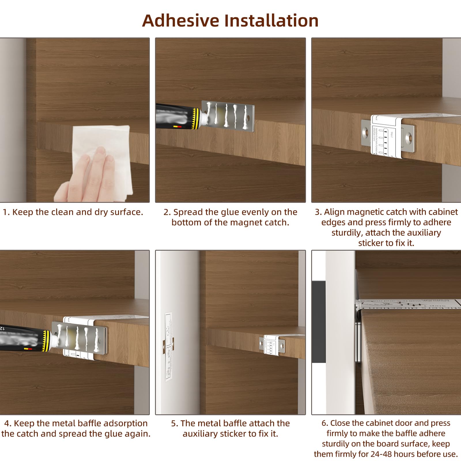Jiayi kitchen cabinet closure magnets keep panels neatly shut