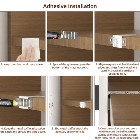 Jiayi kitchen cabinet closure magnets keep panels neatly shut
