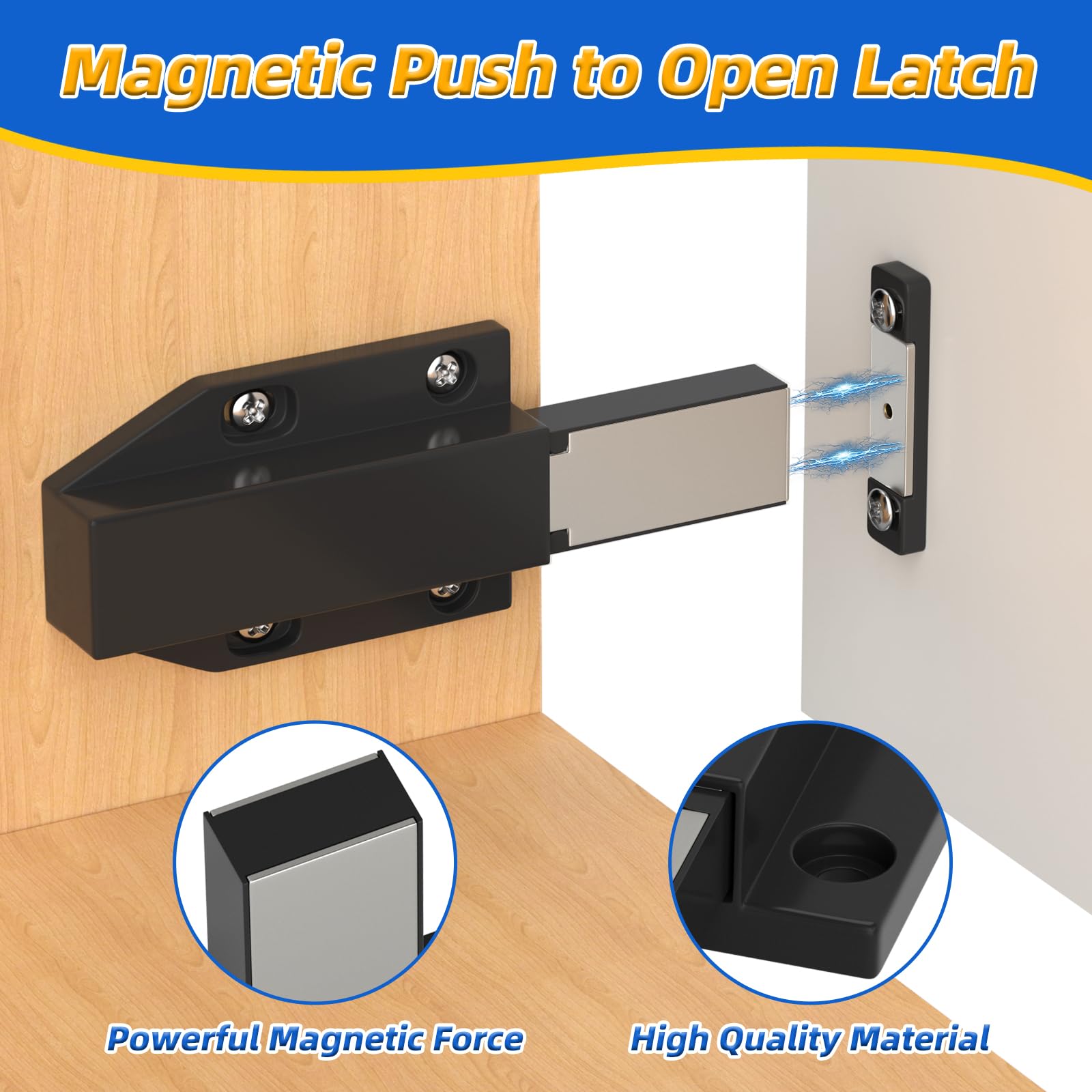 Jiayi long-stroke magnet door closure ensures snug fit and minimal drift.