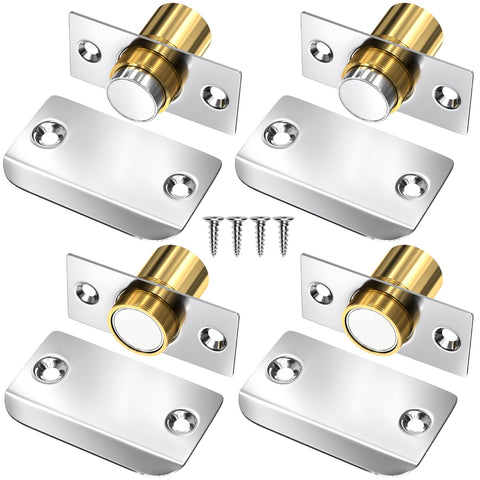 Jiayi magnetic roller door catch 4 pack secures doors with smooth closure.