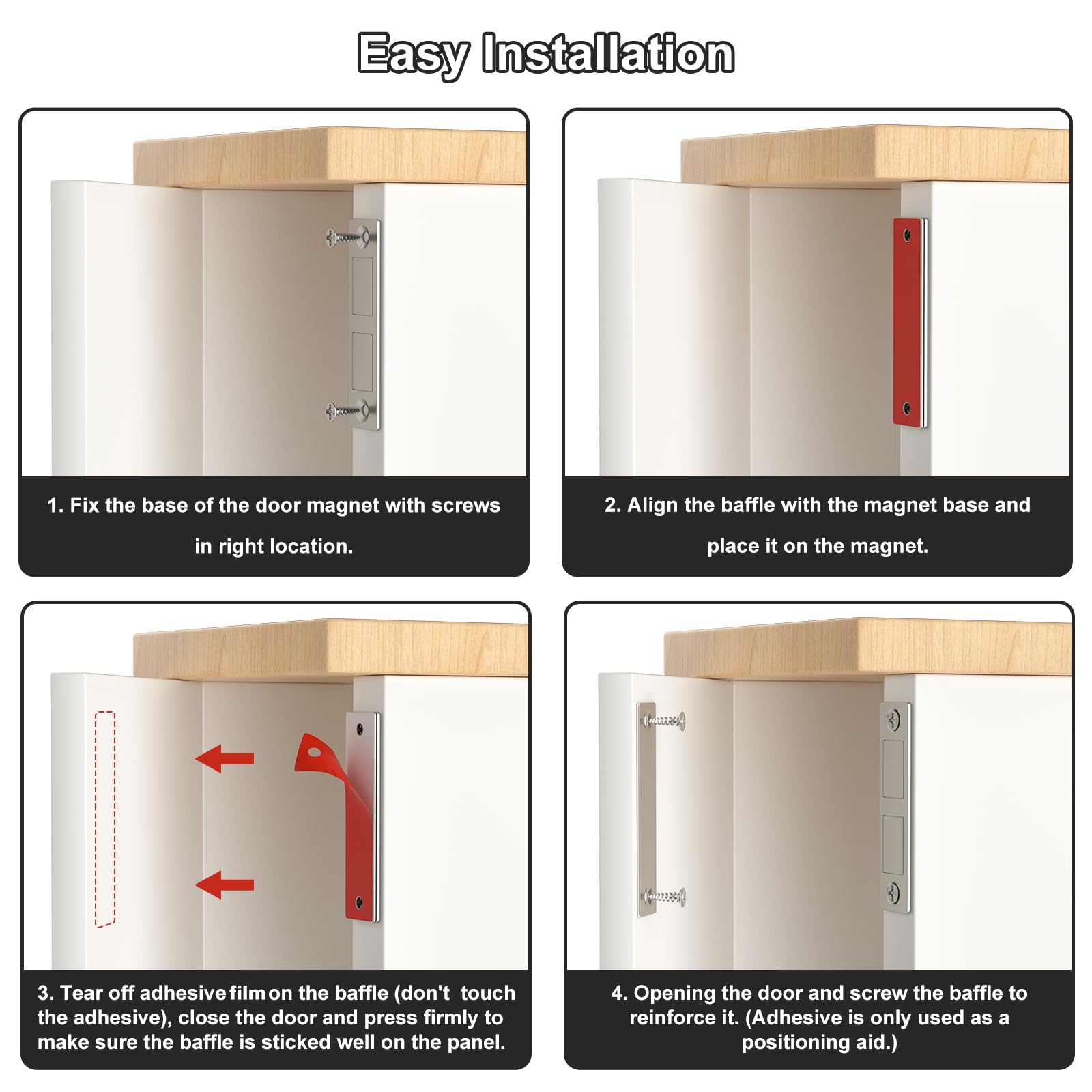 Jiayi sliding door closure magnet in use