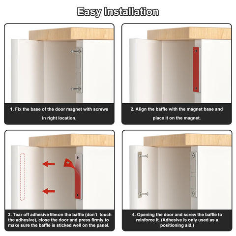 Jiayi sliding door closure magnet in use