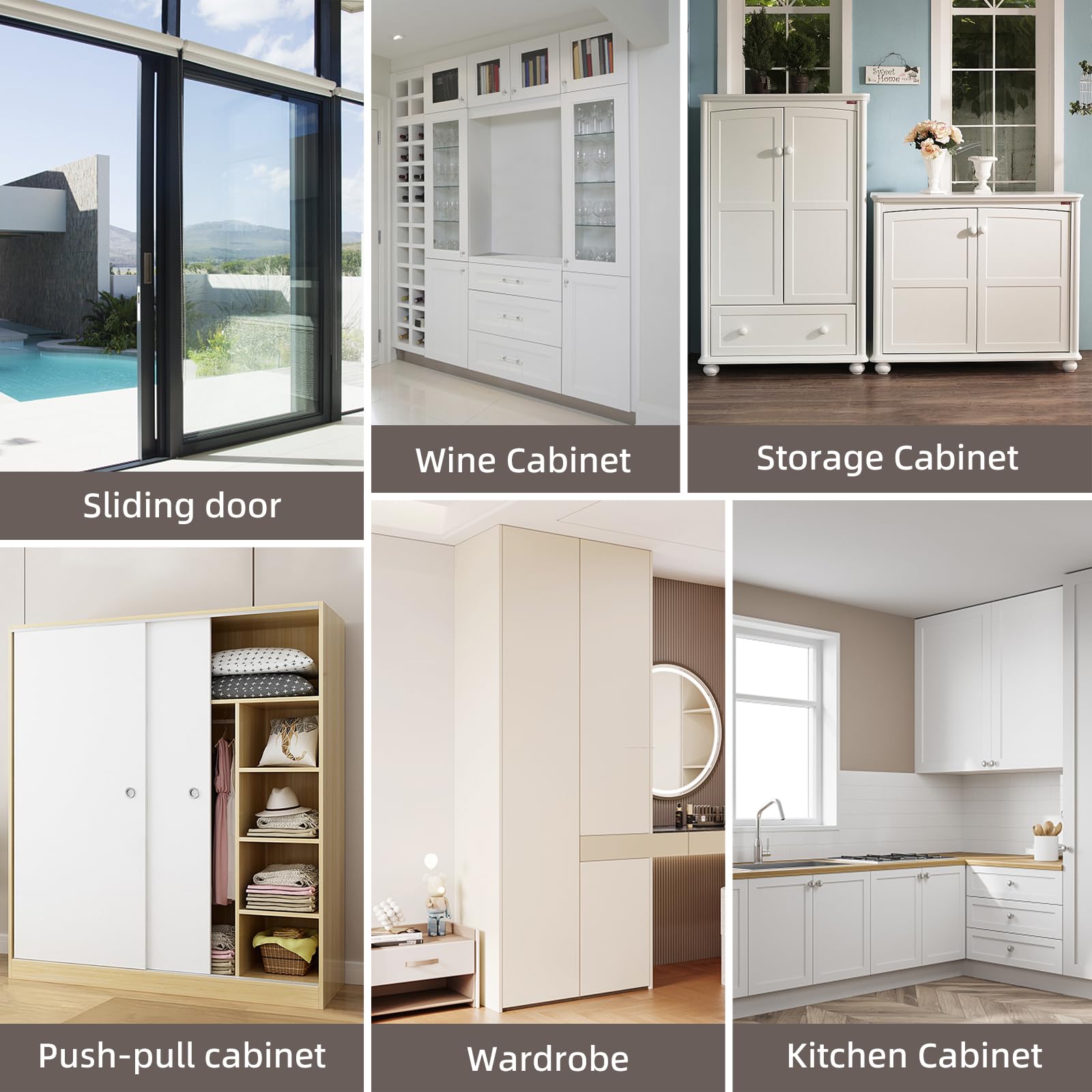 Jiayi slim metal design magnetic catch supports heavy doors