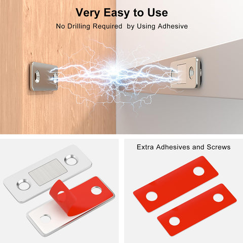 Jiayi screws included for secure mounting beside adhesive option.