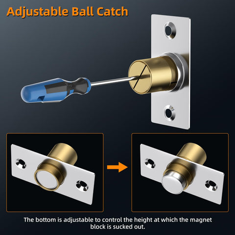 Jiayi strike plate compatibility for sturdy closet and pantry doors.