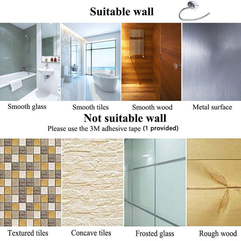 JiePai versatile bathroom and kitchen towel solution with easy removal