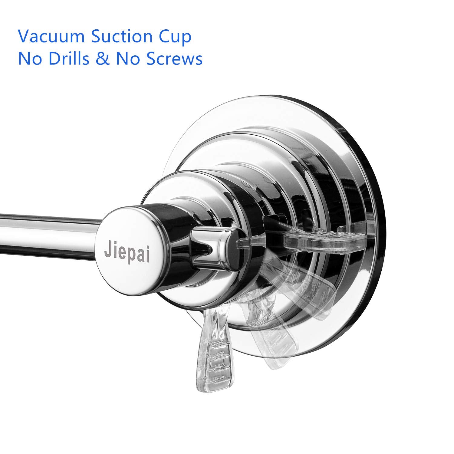 Chrome finish adds sleek, durable style to any bathroom or kitchen.