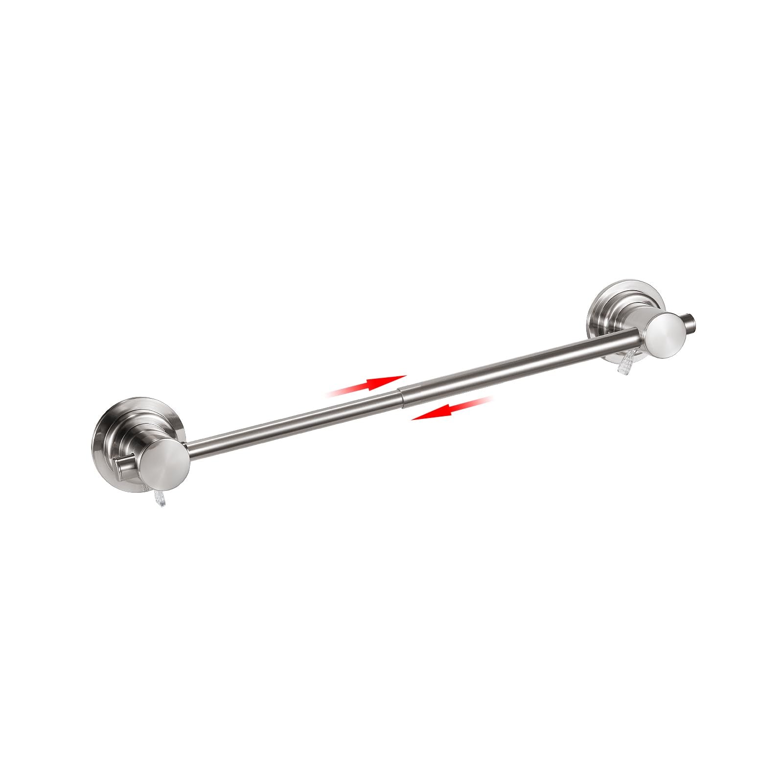 JiePai extendable towel bar with adjustable length for versatile storage
