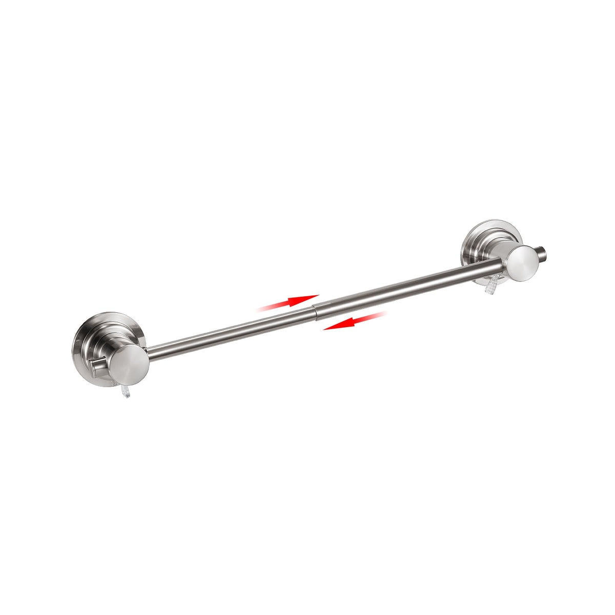 JiePai extendable towel bar with adjustable length for versatile storage