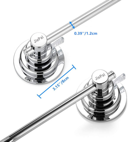 Removable JiePai towel bar shows tool-free installation and quick relocation.