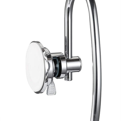JiePai dual-use towel and toilet paper holder drill-free on glass surface.