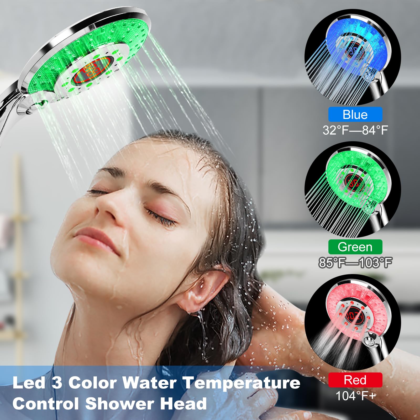 JIEYUMJ three-spray modes tailor your shower experience.