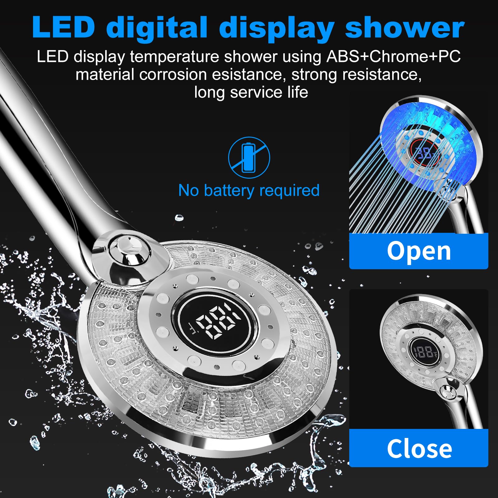 JIEYUMJ water-saving design helps conserve water while staying comfortable.