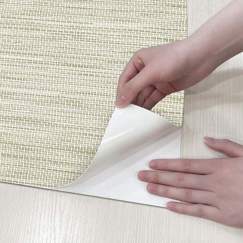 JiffDiff wallpaper to line dresser drawers for organization