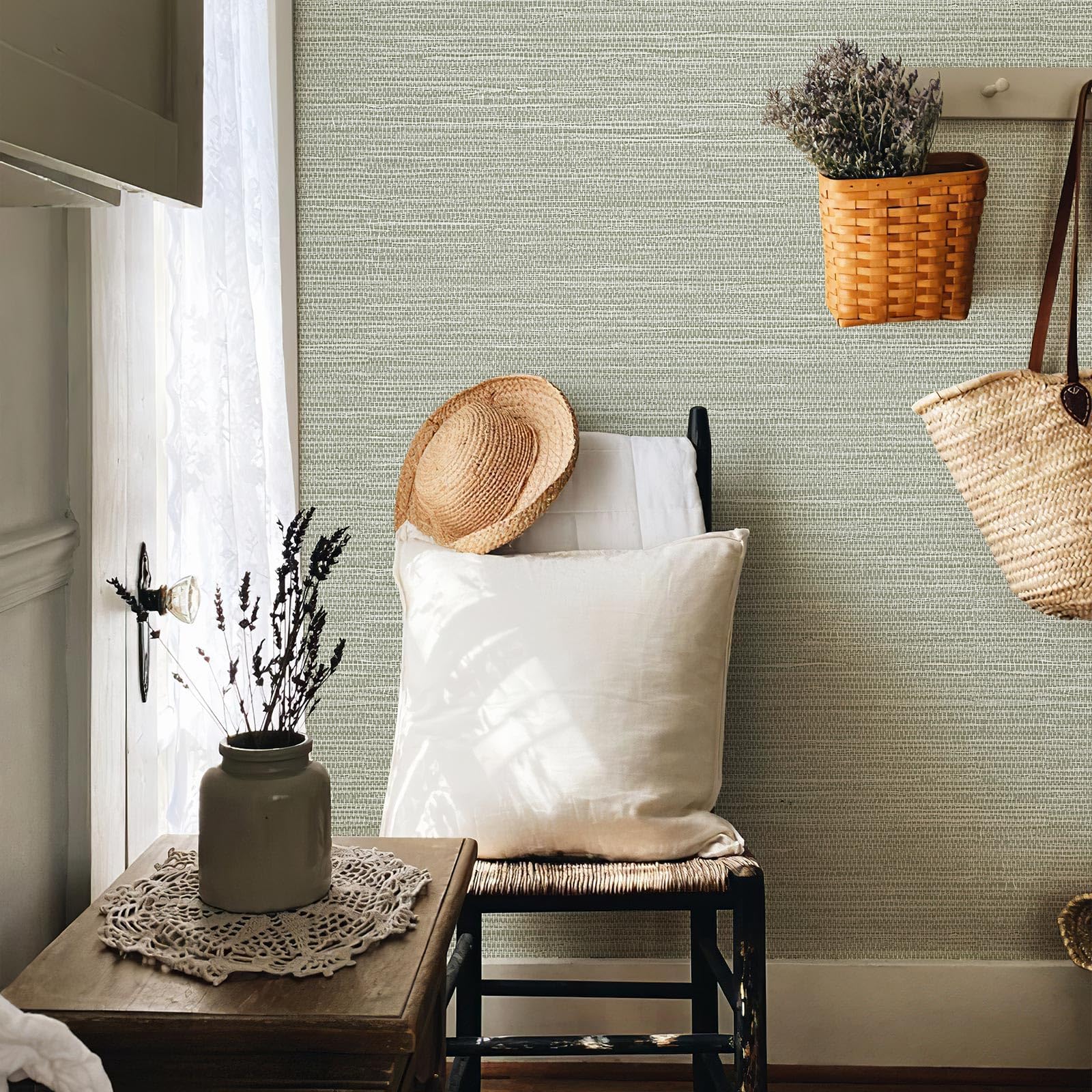 JiffDiff grassweave texture closeup; subtle grooved pattern adds coastal texture.
