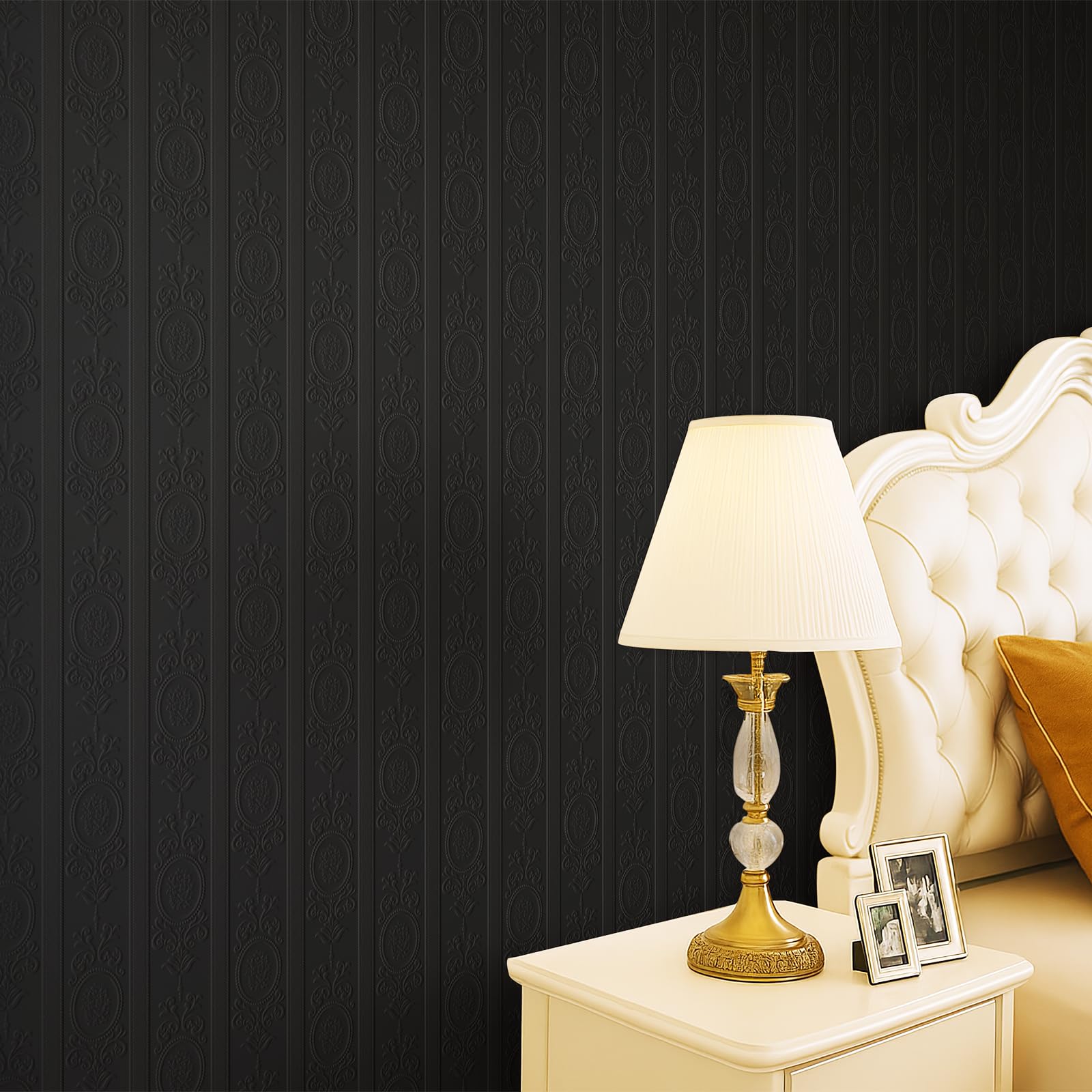 JiffDiff kitchen cabinet wallpaper upgrade refreshes surfaces without mess.