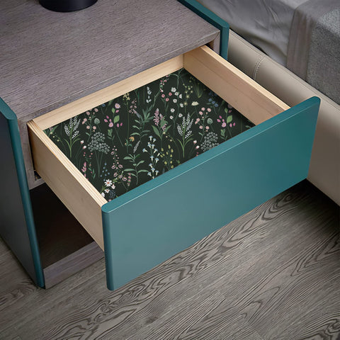 JiffDiff floral wallpaper resists wear, ideal for cabinets, backsplashes, and furniture.