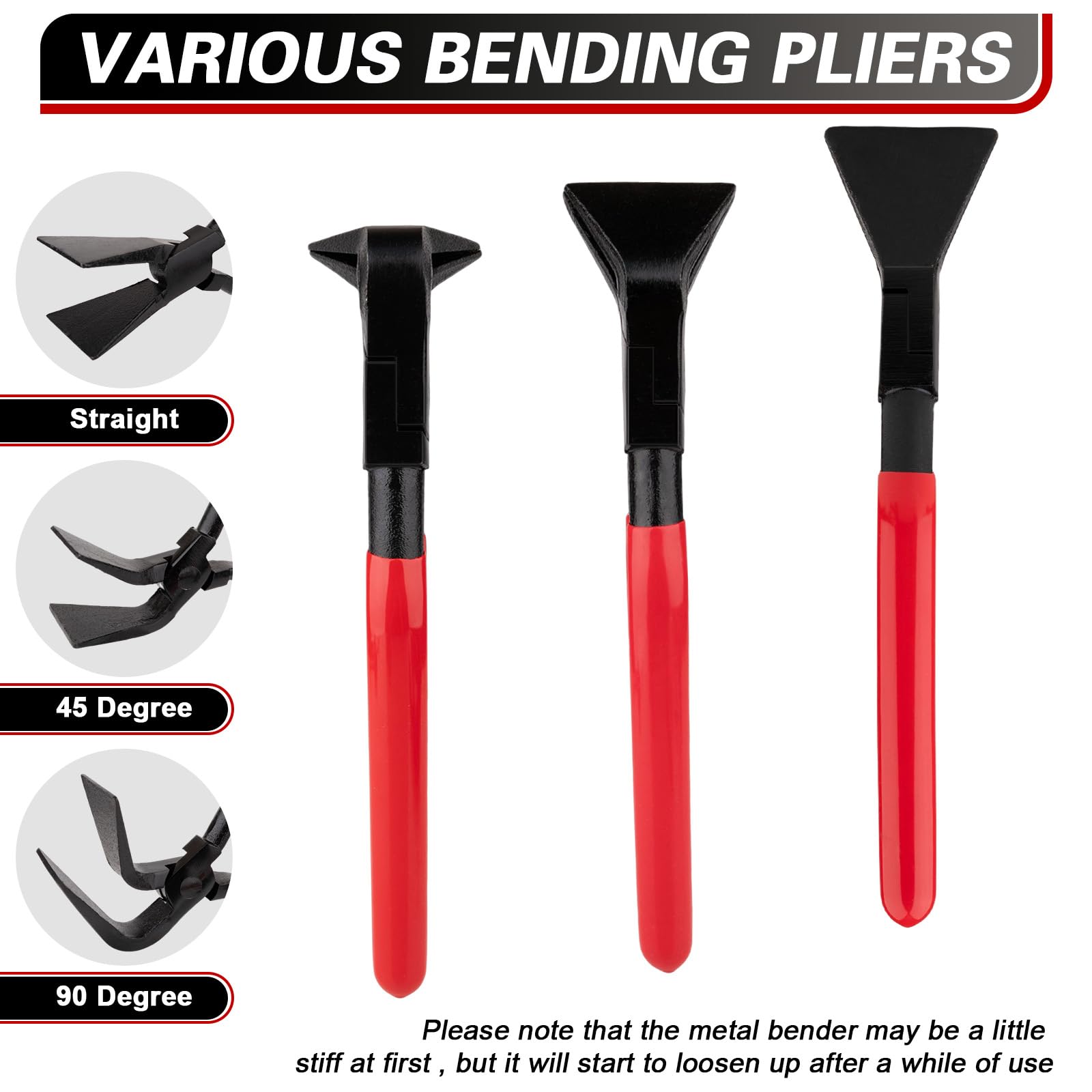 Jiimee 90-degree head seamer for accurate right-angle bends in metal.