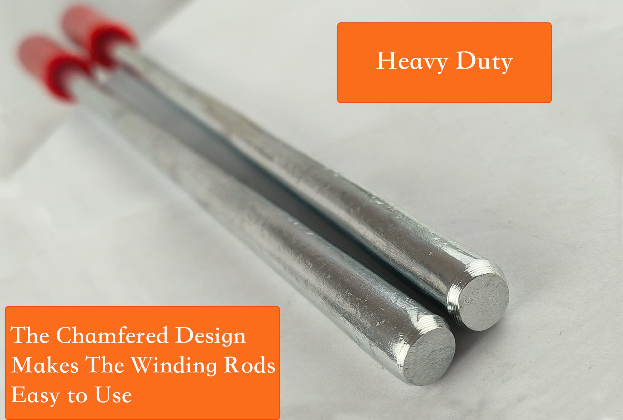 Jikacok winding bars set for torsion spring adjustments.