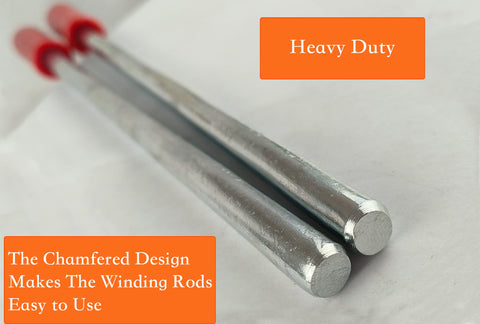 Jikacok winding bars set for torsion spring adjustments.