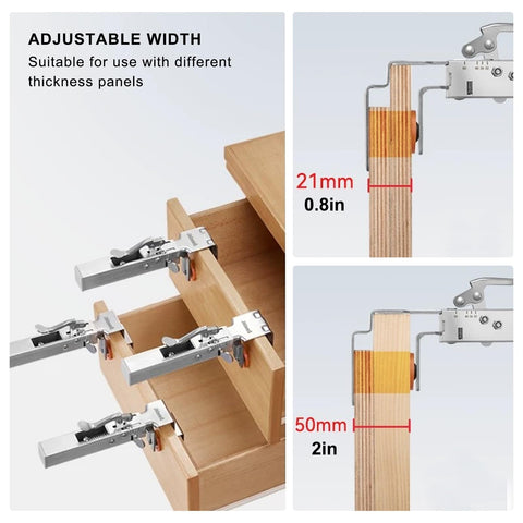 Jikbeed 90-degree bow clips offer precise corner positioning.